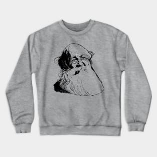 Peter Kropotkin Sketch - Anarchist, Socialist, Anarcho-Communist, Philosopher Crewneck Sweatshirt